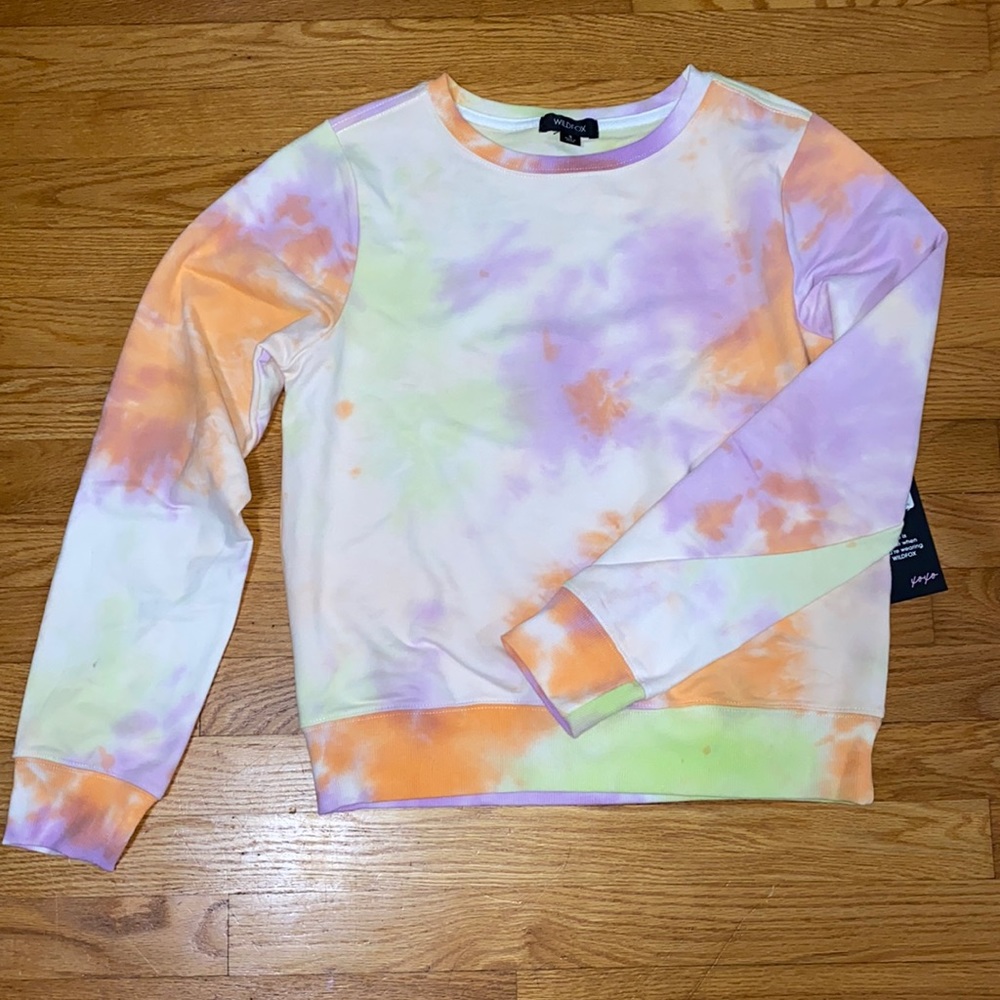 Wildfox Tie Dye Sweatshirt Sweater Long Sleeve
